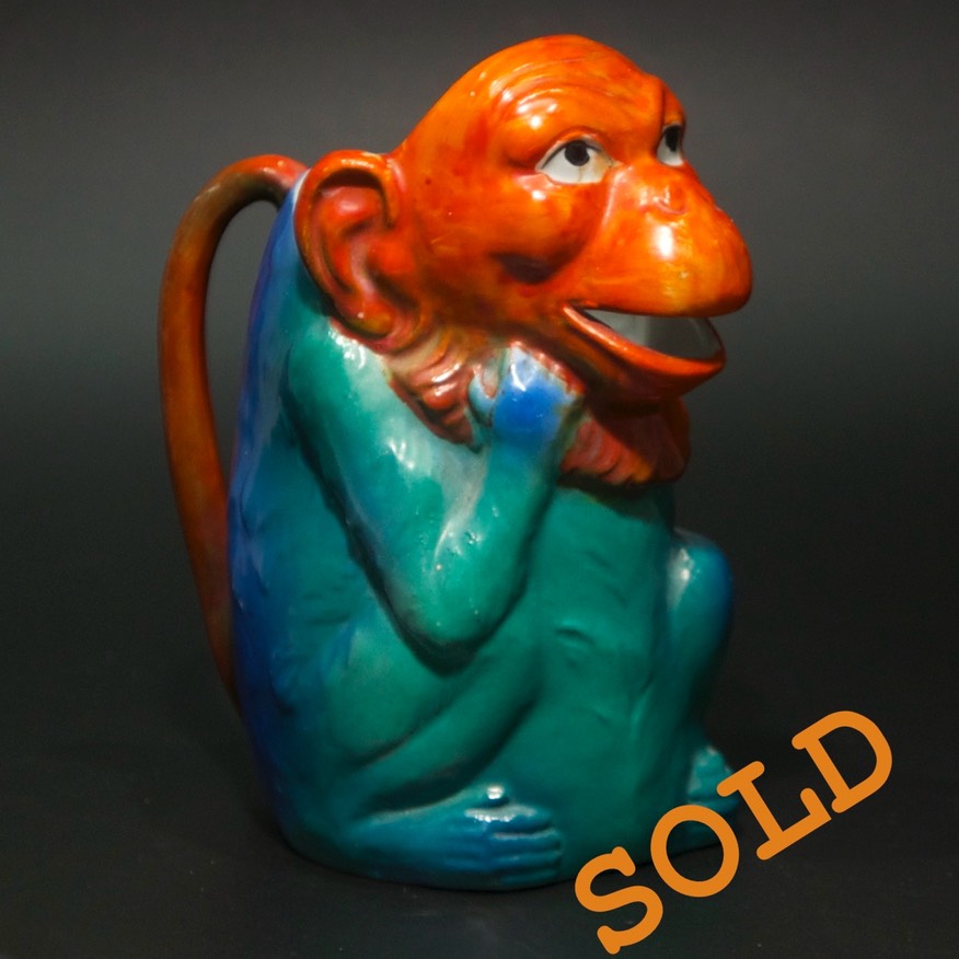 Art-Deco-thirties-Monkey-Jug-Sold