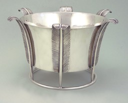 Giò Ponti Sterling silver table center piece