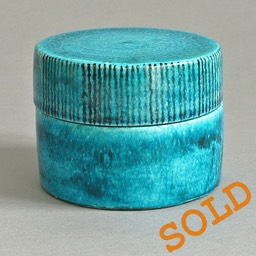 Guido Gambone glazed ceramic lidded jar