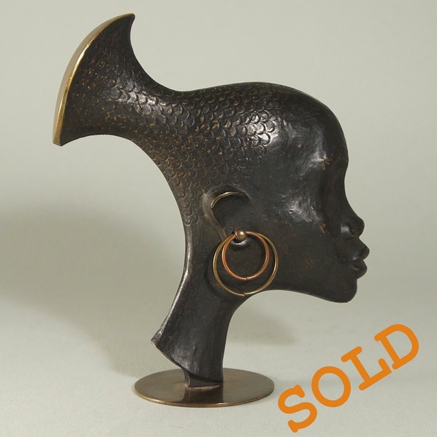Hagenauer-African-woman-bronze-head-AA