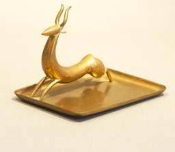 Hagenauer Brass "Videpoche" Gazelle Dish