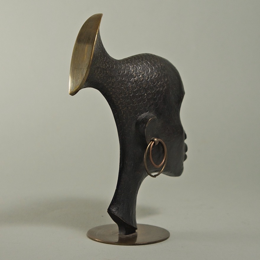 Hagenauer-African-woman-bronze-head-C