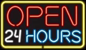 Open 24 hours