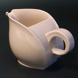 Robj Art Deco pink ceramic jug